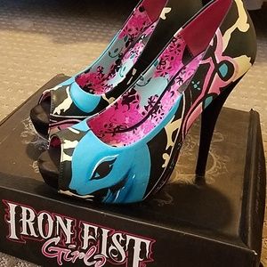 IF Dear peep toe platforms